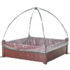 The Lakeside Collection Raised Garden Bed With Greenhouse Cover