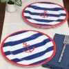 The Lakeside Collection Lake Melamine Dinnerware - Set Of 4 Dinner Plates -Home Properties GUEST 696f7566 6e09 4782 bb5d 8a8346286eb6