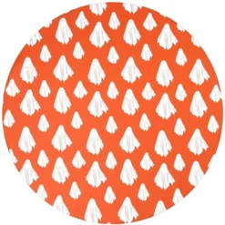 The Lakeside Collection Round Halloween Custom Fit Tablecloth