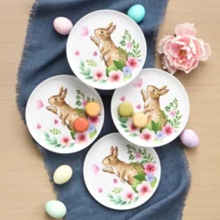 The Lakeside Collection Floral Easter Bunny Tabletop Serving For Entertaining Home Decor - Floral Butterfly Napkin Holder -Home Properties GUEST 6cc1f5d4 8e38 427d 9c75 ad78401c09d3