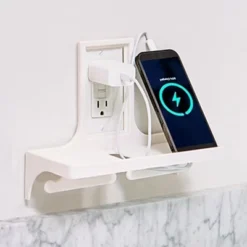 The Lakeside Collection Wall Outlet Cover Storage Shelf - Kitchen Or Bathroom -Home Properties GUEST 6d6bf5cc a121 4c02 9b73 551a26660c59