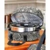 The Lakeside Collection Slow Cooker Carrier Black Medallion