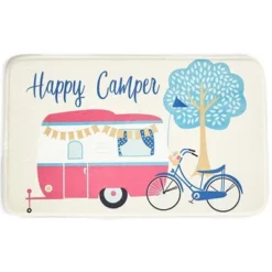 The Lakeside Collection Glamper Bathroom Collection - Bath Rug