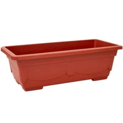 The Lakeside Collection Terracotta-Style Window Box Planter -Home Properties GUEST 72e53ed8 0425 4caa b304 6853c5518bef