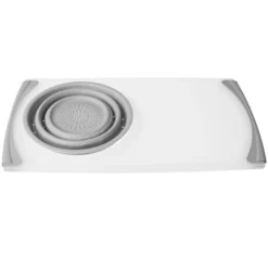 The Lakeside Collection Nonslip Over-the-Sink Cutting Board With Colander