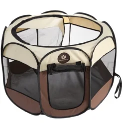 The Lakeside Collection Portable Foldable Pet Playpen -Home Properties GUEST 76e11d50 2444 41eb a0de 3e4e9cf5ec9f
