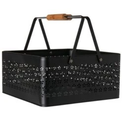 The Lakeside Collection Metal Storage Basket