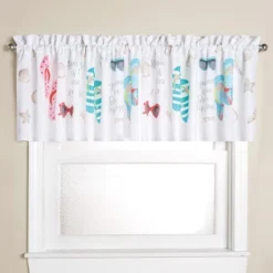 The Lakeside Collection Gone To The Beach Bath Collection - Valance -Home Properties GUEST 7c99cc49 81e2 49c1 8187 cff8dc61cdb2