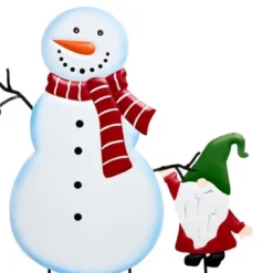 The Lakeside Collection 3-Pc. Gnomes Building A Snowman Stakes 3 Pieces -Home Properties GUEST 7d04e79b 7189 4534 9bbd 58d8eb30f4fc