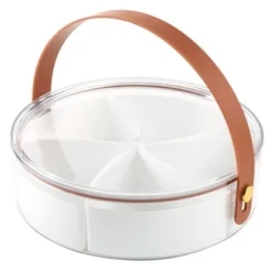 The Lakeside Collection Divided Snack Tray With Lid And Scoop 11 The Lakeside Collection Divided Snack Tray With Lid And Scoop -Home Properties GUEST 820c5872 7e01 4abd 8c3a 791fb79d9394