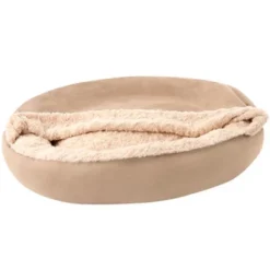 The Lakeside Collection Pet Plush Round Self-Warming Bed -Home Properties GUEST 83537998 e3fa 4886 b746 9b947f11a7d1
