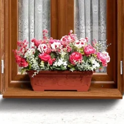 The Lakeside Collection Terracotta-Style Window Box Planter -Home Properties GUEST 883d4f9c 5d53 4f0b 84e1 dbcc74a3b659