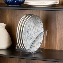 The Lakeside Collection Clear Kitchen Organizers - Clear 8" Bowl Holder -Home Properties GUEST 8ac0df8b 7d45 4ca5 bad9 beb5b13fe33f