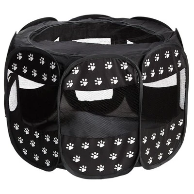The Lakeside Collection Paw Print Portable Play Pen 6 The Lakeside Collection Paw Print Portable Play Pen - Image 4