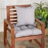 The Lakeside Collection Solid Outdoor Cushion Collection - Gray High Chair