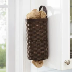 The Lakeside Collection Woven Farmhouse Basket-Look Plastic Bag Dispenser For Kitchen 11 The Lakeside Collection Woven Farmhouse Basket-Look Plastic Bag Dispenser For Kitchen -Home Properties GUEST 8fb3de28 f118 4a88 bd8b 84a23a811922