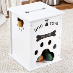 The Lakeside Collection Dog Toy Storage Box -Home Properties GUEST 97b9016b bc83 4ed7 bce3 137527eba33b