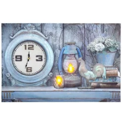 The Lakeside Collection Themed Lighted Wall Clocks - Rooster