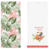 The Lakeside Collection Set Of 2 Embroidered Tropical Kitchen Towels
