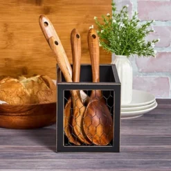 The Lakeside Collection Rustic Farmhouse Housewares Collection - Utensil Holder 17 The Lakeside Collection Rustic Farmhouse Housewares Collection - Utensil Holder -Home Properties GUEST 9fc04edf 6269 41c5 8e9c 82bd023108a7