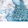 Blue Peacock Memory Foam Bath Rug -Home Properties GUEST a25f5042 acdc 42bb 87f7 735afc22b8fc