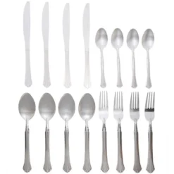 The Lakeside Collection 16-Pc. Gibson Stainless Steel Flatware