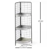 The Lakeside Collection 3-Tier Metal Corner Shelves -Home Properties GUEST a443cfe4 382b 4eb0 b82d 1f609048f38b