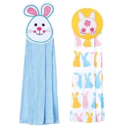 The Lakeside Collection Embroidered Kitchen Towels Bunny Peeps Set Of 2 10 The Lakeside Collection Embroidered Kitchen Towels Bunny Peeps Set Of 2 -Home Properties GUEST a4aa17a8 4980 4a24 bb92 53b86124b2b4