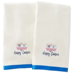 The Lakeside Collection Glamper Bathroom Collection - Set Of 2 Hand Towels 2 Pieces 13 The Lakeside Collection Glamper Bathroom Collection - Set Of 2 Hand Towels 2 Pieces -Home Properties GUEST a702b7de a6df 40ea 9fca 8a51a4c53e93