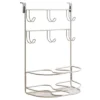 The Lakeside Collection Mybella Over-the-Cabinet Door Deluxe Tiered Styling Station