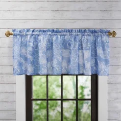 The Lakeside Collection Blue Floral Bath Collection - Valance 10 The Lakeside Collection Blue Floral Bath Collection - Valance -Home Properties GUEST a932a9e6 aff1 4b7f 9866 7cc0444edb01