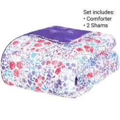 The Lakeside Collection Liberty Floral Comforter Set Or Pillow - King Comforter Set 3 Pieces -Home Properties GUEST aba94033 b813 4077 8936 3015a235de90