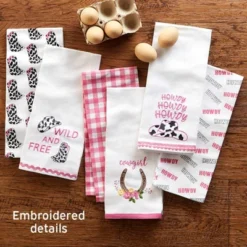 The Lakeside Collection Set Of 2 Cowgirl Themed Kitchen Towels -Home Properties GUEST ae418f5e 520c 4989 85dc 0f379f97ee90