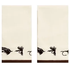 Fly Fishing Set Of 2 Hand Towels