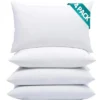 The Lakeside Collection Bed Pillows Ultra-Fresh Hypoallergenic 4 Pack Allergen-Free Standard/Queen -Home Properties GUEST b20c8ffd 59fd 4fff ac23 e3b18c7c17c4