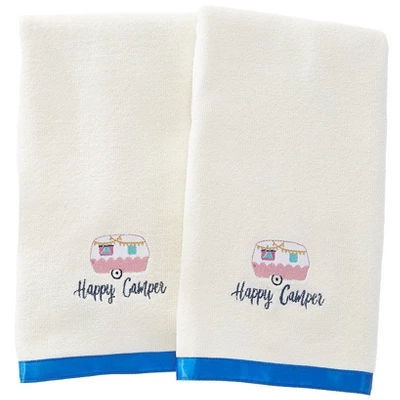 The Lakeside Collection Glamper Bathroom Collection - Set Of 2 Hand Towels 2 Pieces 3 The Lakeside Collection Glamper Bathroom Collection - Set Of 2 Hand Towels 2 Pieces
