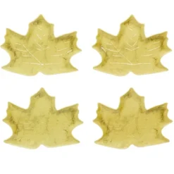 The Lakeside Collection Set Of 4 Appetizer Plates - Fall Leaves -Home Properties GUEST b3c4115f 399d 4ac9 bfd4 ce4fee1867ec