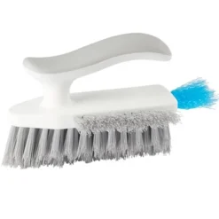 The Lakeside Collection 4-In-1 Cleaning Brush & Corner Scrubber - Perfect For Tile And Grout -Home Properties GUEST b60d3ebc f702 4966 9a81 92d5c466c3b0