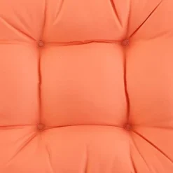 The Lakeside Collection Solid Outdoor Cushion Collection - Terr Cotta Wicker Settee