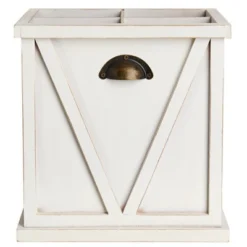 The Lakeside Collection Flatware And Napkin Holders - White