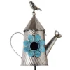 The Lakeside Collection Metal Birdhouse Garden Stakes