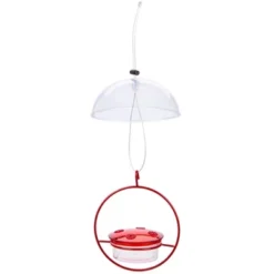 The Lakeside Collection Red Hummingbird Feeder