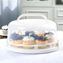 The Lakeside Collection 2-In-1 Round Cake Carrier 9 The Lakeside Collection 2-In-1 Round Cake Carrier -Home Properties GUEST c6091241 b1e2 4dc8 9df6 f5aa74b05949