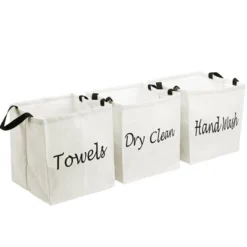 The Lakeside Collection Set Of 3 Storage Baskets - Printed -Home Properties GUEST c7ef7e43 a4f8 48ef 93a4 021b7847bfb9