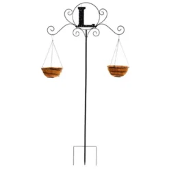 The Lakeside Collection Monogram Double Planter Stakes -Home Properties GUEST ca9be2f5 fe28 4a3f 8662 4eeebe3e0ab8