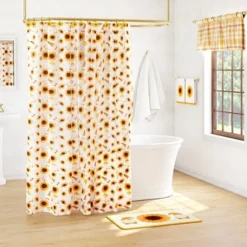 The Lakeside Collection Sunflower Gnomes Bath Collection - Valance -Home Properties GUEST cd7c928d 20e3 4de7 999c c081abca463d