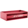 The Lakeside Collection Holiday Bathroom Countertop Storage Tray With Rotating Phrases - Red 2 The Lakeside Collection Holiday Bathroom Countertop Storage Tray With Rotating Phrases - Red -Home Properties GUEST d0cc973d 0886 4e2f b82a 8ceb7929e5f0