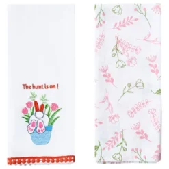 The Lakeside Collection Embroidered Kitchen Towels Bunny Peeps Set Of 2 11 The Lakeside Collection Embroidered Kitchen Towels Bunny Peeps Set Of 2 -Home Properties GUEST d1eddbcd 8bda 4291 a2d7 dcd9cc25561d
