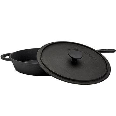 The Lakeside Collection Mason Pre Season Craft Iron Cookware - 11" Grill Pan 10 The Lakeside Collection Mason Pre Season Craft Iron Cookware - 11" Grill Pan - Image 8