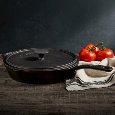 The Lakeside Collection Mason Pre Season Craft Iron Cookware - 11" Grill Pan 9 The Lakeside Collection Mason Pre Season Craft Iron Cookware - 11" Grill Pan - Image 7